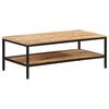 vidaXL Table basse 100x50x35 cm bois de manguier massif brut