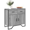 vidaXL Buffet sonoma gris 79,5x35,5x74,5 cm bois d'ing&eacute;nierie