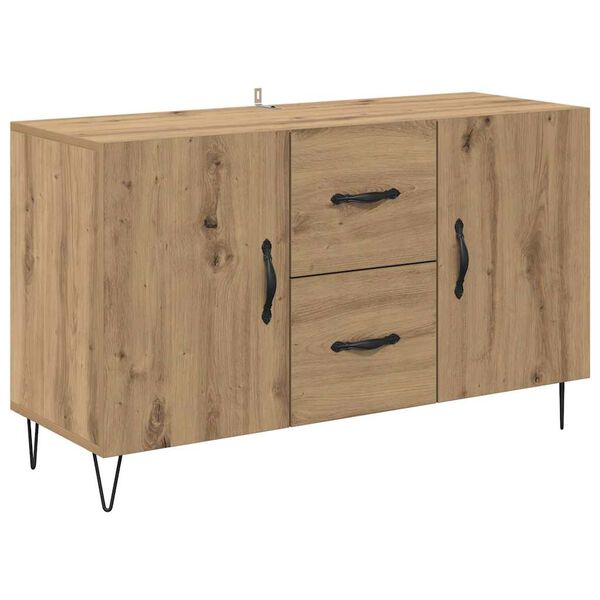 vidaXL Buffet Ch&ecirc;ne artisanal 100 x 36 x 60 cm Bois d'ing&eacute;nierie