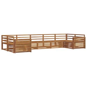 vidaXL Ensemble de canap&eacute;s d'ext&eacute;rieur 7 pcs Naturel