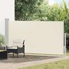 vidaXL Auvent lat&eacute;ral de patio 160x300 cm Couleur cr&egrave;me