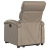 vidaXL Fauteuil inclinable de massage électrique cappuccino similicuir