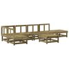 vidaXL Salon de jardin 7 pcs bois de pin impr&eacute;gn&eacute;