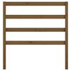 vidaXL T&ecirc;te de lit Marron miel 106x4x100 cm Bois massif de pin