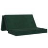 vidaXL Canap&eacute;-lit pliable 120 x 67 x 45 cm Vert fonc&eacute;