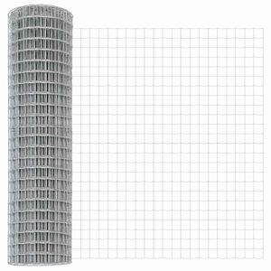 vidaXL Clôture Euro Argent 1 x 10 m