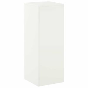 vidaXL Support de Plante Blanc 30 x 30 x 80 cm Acier