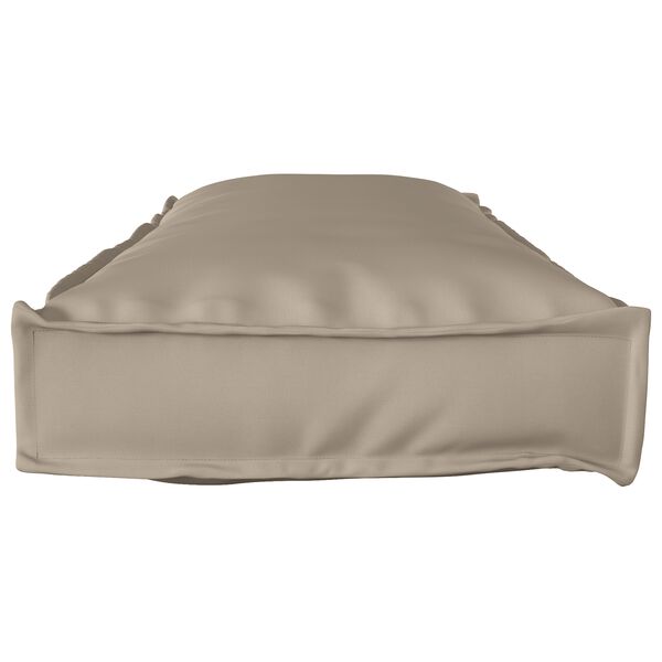 vidaXL Set de coussins de palette 2 pcs Taupe 120 x 40 x 8 cm