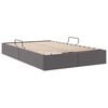 vidaXL Lit de Rangement avec matelas Gris 120 x 190 cm Faux cuir