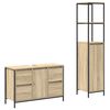 vidaXL Ensemble de mobilier de salle de bain 2 pcs Bois d'ing&eacute;nierie