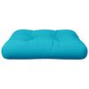 vidaXL Coussin de palette turquoise 58x58x10 cm tissu oxford