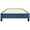 vidaXL Cadre de lit sans matelas bleu foncé 100x200 cm velours
