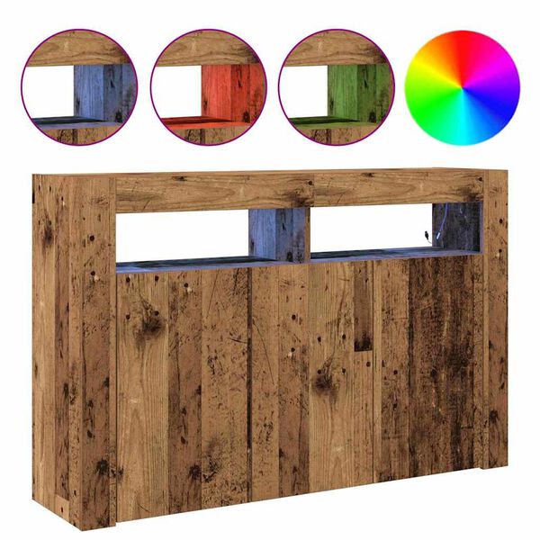 vidaXL Buffet Bois ancien 116 x 30 x 75 cm Bois d'ing&eacute;nierie