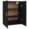 vidaXL Armoire murale suspendue Noir 69,5x34x90 cm