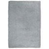 vidaXL Tapis shaggy à poils longs NAVARRA gris argenté 200x290 cm