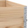 vidaXL Colliers de palette 2 pcs 100x100 cm bois de pin solide