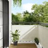 vidaXL &Eacute;cran de balcon cr&egrave;me 90x1000 cm 100% polyester oxford
