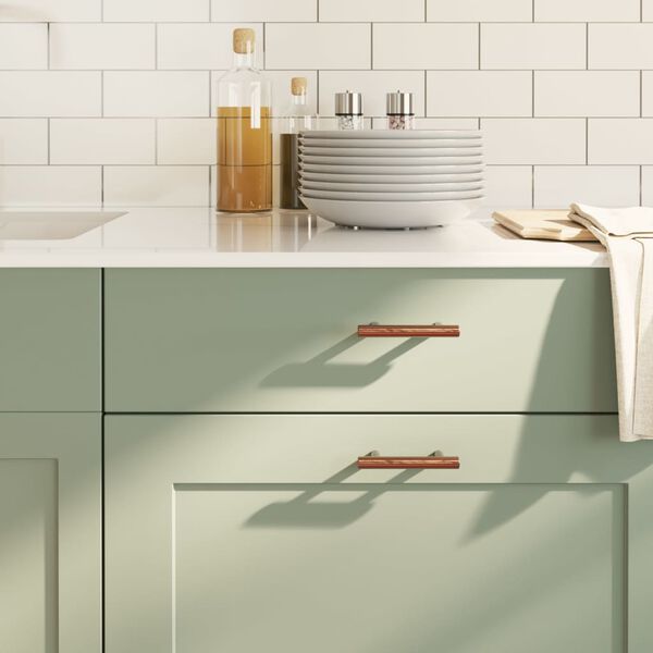 vidaXL Poign&eacute;es d'armoire 20 pcs bronze 64 mm acier inoxydable