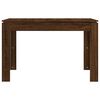 vidaXL Table &agrave; d&icirc;ner Ch&ecirc;ne marron 120x60x76 cm bois d'ing&eacute;nierie