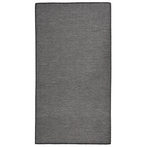 vidaXL Tapis &agrave; tissage plat d'ext&eacute;rieur 80x150 cm Gris