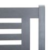 vidaXL Banc de jardin 2 places avec coussin 120 cm Gris Eucalyptus