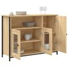 vidaXL Buffet chêne sonoma 100x35x75 cm bois d'ingénierie