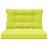 vidaXL Coussin de canap&eacute; d'ext&eacute;rieur 2 pcs Vert Polyester