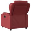 vidaXL Fauteuil inclinable &eacute;lectrique Rouge bordeaux Similicuir
