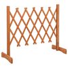 vidaXL Clôture en treillis de jardin Orange 120x60 cm Bois de sapin
