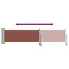 vidaXL Auvent lat&eacute;ral r&eacute;tractable de patio 60x300 cm Marron