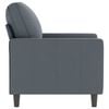 vidaXL Fauteuil Gris foncé 60 cm Velours