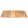 vidaXL Dessus de table 70x70x2,5 cm carr&eacute; bois massif manguier