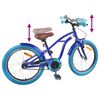 vidaXL V&eacute;lo pour Enfants 18 Pouces pour les 5-7 ans Bleu fonc&eacute;
