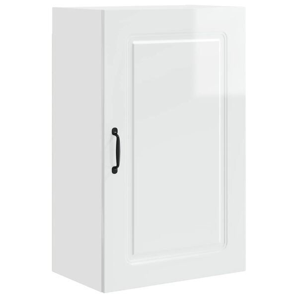 vidaXL Armoire de cuisine Kalmar Blanc brillant 50 x 31 x 80 cm