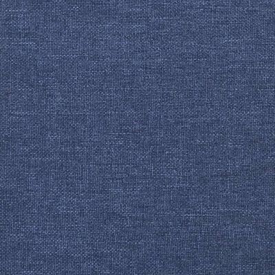 vidaXL Matelas de lit à ressorts ensachés Bleu 140x200x20 cm Tissu