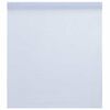 vidaXL Window Film R&eacute;glable Blanc d&eacute;poli 23.6 x 787.4 in PVC