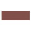 vidaXL Auvent lat&eacute;ral r&eacute;tractable de patio 100x300 cm Marron