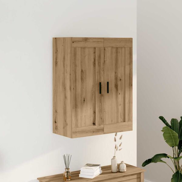 vidaXL Armoire murale ch&ecirc;ne artisanal 69,5x34x90 cm bois d'ing&eacute;nierie