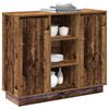vidaXL Buffet LED Bois ancien 90 x 32 x 75 cm Bois d'ing&eacute;nierie