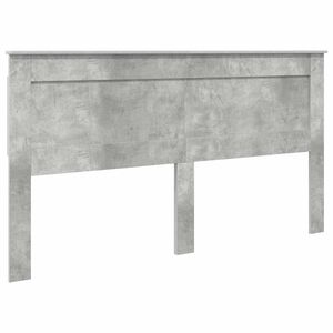 vidaXL T&ecirc;te de lit Gris b&eacute;ton 200 cm Bois d'ing&eacute;nierie