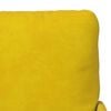 vidaXL Canap&eacute;s avec coussin 55cm Jaune Contreplaqu&eacute;