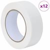 vidaXL Rubans de masquage pour peintre 12 pcs Blanc 38mm x 50m Papier