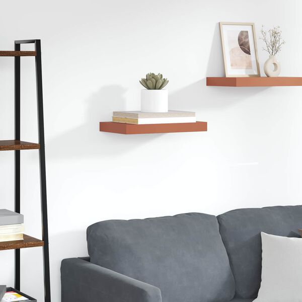 vidaXL &Eacute;tag&egrave;re Murale Rouge 40 x 23,5 x 4 cm Bois d'ing&eacute;nierie