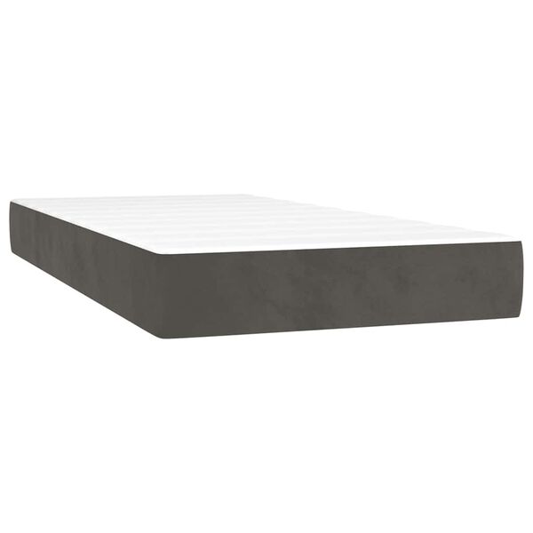 vidaXL Matelas de lit &agrave; ressorts ensach&eacute;s 80x220x20 cm velours
