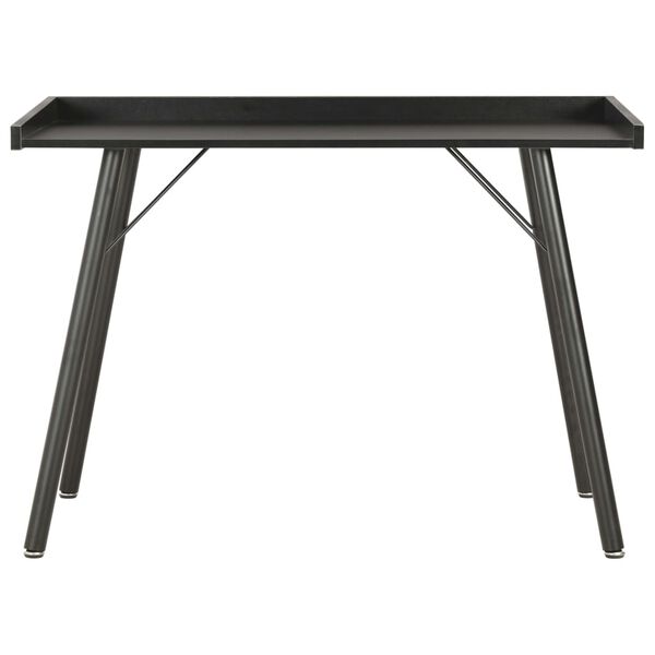vidaXL Bureau Noir 90x50x79 cm