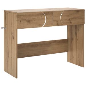 vidaXL Table console Ch&ecirc;ne artisanal 96,5 x 38 x 75 cm