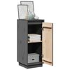 vidaXL Buffets 2 pcs Gris 31,5x34x75 cm Bois massif de pin