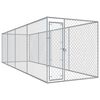 vidaXL Chenil d'ext&eacute;rieur pour chiens 760x192x185 cm