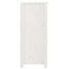 vidaXL Buffets 2 pcs blanc 40x35x80 cm bois massif de pin