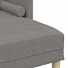 vidaXL Ensemble de Canap&eacute;s avec coussin Taupe Polyester